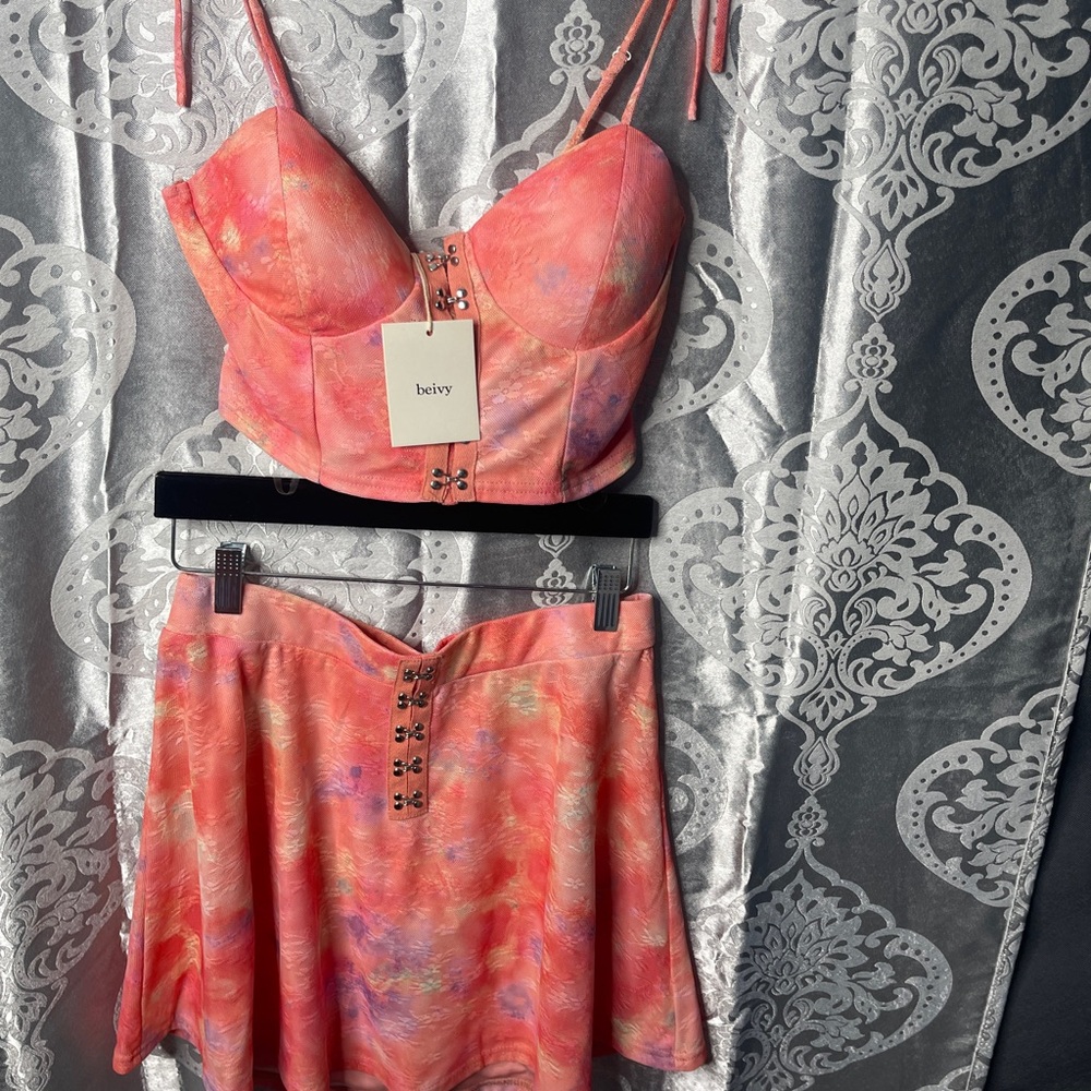 Tulle floral set